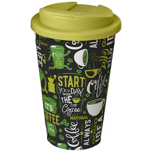 Gobelet isolant personnalisable 350ml Americano® Blanc et Citron vert